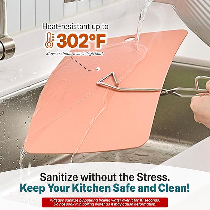 TPU Cutting Board Set of 2 9"x12" - Flexible Cutting Mats for Kitchen Knife Friendly, Cutting Mat Non-Slip Chopping Board Double Sided Scratch Resistant Food Grade Mint Gray