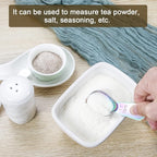 Safring Stainless steel coffee scoop 2-piece set (1 tbsp, 2 tbsp) durable Tablespoon, ergonomic measuring spoon, Suitable for small and large jars，short-handled spoon (colored)