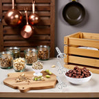 3 Pcs Nuts Pistachio Sheller Opener Kitchen Tools Stainless Steel Nutcracker Multi-Function Walnut Pine Sheller Opener Nut Crackers Specialty Tools and Gadgets（Silver）