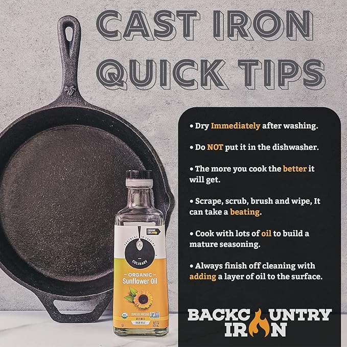 10.5 inch Single-Burner Reversible Cast Iron Grill/Griddle