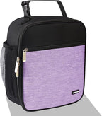 Lovoeo Lunch box Lunch bag for men women Insulated Lunchbox Lunch bags for Work Picnic Travel (Thicken light purple)