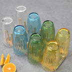 Acrylic Clear Highball Plastic Cups | Plastic Reusable Tumblers 20oz (Set of 8) | Stackable | BPA-free Tumblers | Shatterproof | Top-rack Dishwasher Safe