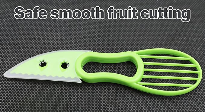 3 In 1 Avocado Peeler Slicer Tool - Avocado Slicer - Avocado Cutter and Scooper for Fruits & Vegetable - Avocado Pitter