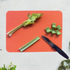 Simply Genius Plastic Cutting Boards - Flexible Color Coded Cutting Board Set - Textured Grip Odor-Resistant Dishwasher-Safe Chopping Mat - Pack of 4-8 in x 11 in - Multicolor