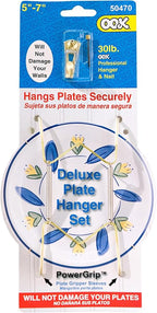 OOK Professional Deluxe Single Plate Hanger Set (5-7 in.)