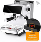 MAttinata Espresso Machine 20 Bar, Espresso Coffee Maker with Professional Milk Frother Steam Wand for Cappuccino & Latte, 60oz Removable Water Tank for Home，Stainless Steel