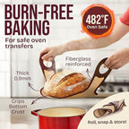 Superbaking Sourdough Starter Kit, 9" Splinter-Free Banneton Bread Proofing Basket Set with Non-Stick Silicone Dough Sling & Glass Starter Jar Kit, Sourdough Bread Baking Supplies, Sourdough Tools
