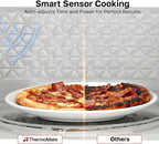 ThermoMate 30" Over the Range Low Profile Microwave Oven with Sensor Cooking, 1.2 Cu.Ft Slim, 1000 Cooking Watts, Voice Control, Multi-Stage Cooking, 400 CFM