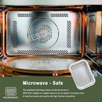 6" x 4" Heavy-Duty Aluminum Foil Pans with Lids, 25oz, 5 Pack – Extra Thick Disposable Foil Containers for Oven, Grill, Baking, Freezer & Food Storage