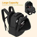 Bartender Bag, Bartender Kit Travel Backpack for Cocktail Shaker Set, Portable Carrying Bag with Compartments for Wine Bottles, for Travel Home Indoor Outdoor Party(Backpack Only)