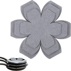 Felt Pot and Pan Protectors for Stacking, 12 Pieces in 3 Sizes, Extra Thick Divider Non-Slip Cookware Dividers Scratch-Resistant Pads for Nonstick Ceramic Glass Metal Pans