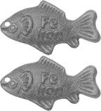 MAGICLULU Cast Iron Fish Cooking Tool 2-Pack Natural Iron Supplement for Vegan Nutrition Athletes Pregnant Women Safe Boost for Cooking Soups and Foods