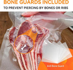 Wevac Vacuum Sealer Bags 8x50, 11x50 Rolls 2 pack for Food Saver, Seal a Meal, Weston. Commercial Grade, BPA Free, Heavy Duty, Great for vac storage, Meal Prep or Sous Vide