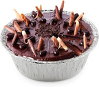 100 Pack 4" Round Tart Pie Foil Pans - Disposable Aluminum Foil Tart & Pie Tins for Baking, Cooking, Storage or Reheating