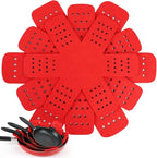 BYKITCHEN Pan Protectors for Stacking, Pot and Pan Separators Pads with Stars, Pot Protectors for Stacking and Protecting Your Cookware(6pcs & 3 Sizes)