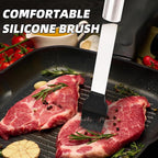 Grilling Accessories - BBQ Accessories 4pc Heavy Duty Grill Accessories Barbecue Grilling Tools Utensils Set with Spatula, Fork, Brush, Tongs Kit Ideal Gift for Father Men Husband Birthday