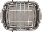 Circulon Nonstick Roasting Pan/Roaster with Rack - 17 Inch x 13 Inch,Gray,(Pack of 3)
