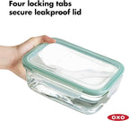 OXO Good Grips 8 Cup Smart Seal Airtight Glass Rectangle Container