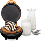 Nostalgia MyMini Personal Electric Griddle, Nonstick Griddle Perfect for Keto & Low-Carb Diets, Eggs, Omelets, Pancakes, Breakfast Sandwiches, Orange