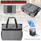 Bartender Kit, 11-Piece Cocktail Shaker Set with Bartender Travel Carrying Bag(Grey)