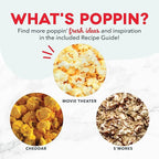 Dash Fresh Pop Popcorn Maker - Oil-Free,Air Popcorn Popper - With Measuring Cup & Recipe Guide - Perfect for Movie Nights - 16 Cups,Aqua,(Pack of 4)