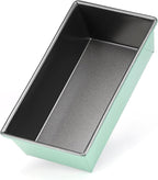 Monfish Bread loaf pan, loaf pans for oven home baking Bread mold 2lb loaf tin 10.5 x 6 x 3 inches Aluminized Steel Non Stick Coating For Home Baking 9x5 bread 2pcs