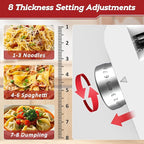 Jooke Meat Grinder Pasta Maker Attachment for Kitchenaid Stand Mixers,Set for Kitchenaid Mixer Attachments Includes Metal Food Grinder with Sausage Stuffer Tubes,3 in 1 Pasta Attachment,Dough Cutter