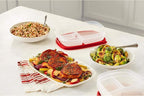 Rubbermaid EasyFindLids Meal Prep Containers 5.1 Cup Red