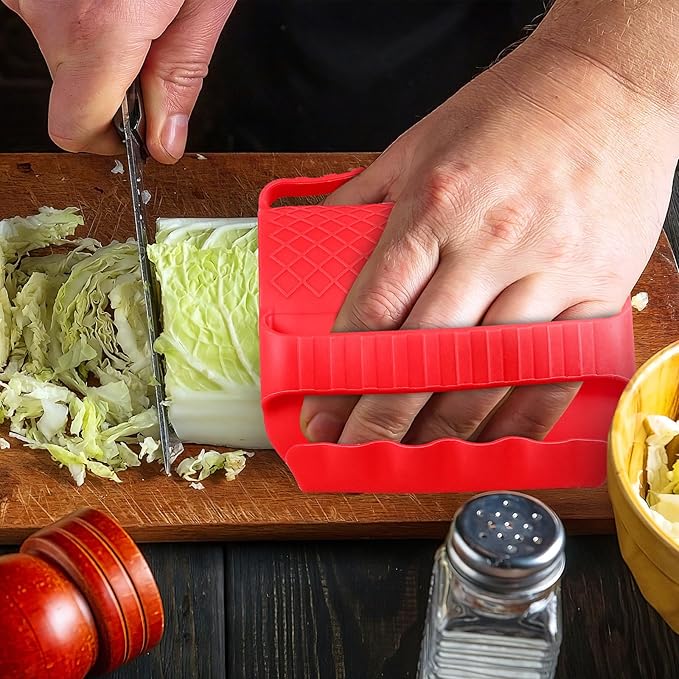 BESPORTBLE 2pcs Kitchen Finger Guards Cutting Protectors Heat Resistant Finger Covers for Bread and Vegetable Slicing Hand Safety Cooking Tool Set