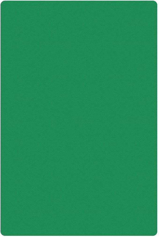 TrueCraftware- 18" X 12" X 1/2” Cutting Board for Kitchen Green Color Plastic- Durable Kitchen Cutting Board Commercial Chopping Board Non Slip Surface Cutting Mat for Meat Vegetables Dishwasher Safe