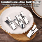 4pcs Crayfish Peeler Tool, Stainless Steel Crawfish Sheller Device Quick Shrimp Tails Remover Tool Practical Gadget Accessories for Kitchen Restaurant Outdoor Events (Silver)
