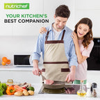NutriChef 22‑Piece Non‑Stick Ceramic Pots and Pans Set – For All Cooktops Including Induction – PTFE & PFAS Free, Includes Bakeware & Utensils