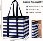 WISELIFE 2 Pack Reusable Grocery Bags Large Water Resistant Grocery Collapsible Heavy Duty Tote Bags for Shopping Picnic