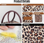 douyadady Lunch Bag Women/Men Lunch Box Women/Men (leopard)