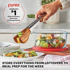 Pyrex Simply Store (12-Pack) Glass Food Storage Containers Set, (1, 2, & 3 Cup) Meal Prep Containers with Plastic BPA-Free Lids, Dishwasher & Microwave Safe