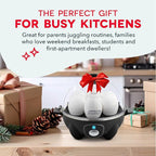Dash Rapid Egg Cooker - Boiler, Poacher & Steamer - Includes Measuring & Recipe Guide - Dishwasher Safe - BPA Free - Holds 7 Eggs, Cream