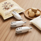 Mini Bag Sealer with Cutter, Rechargeable, Handheld Heat Sealer Machine with Magnetic, Portable Bag Sealer Heat Seal for Keep Food Fresh and Snacks Crispy. Blue