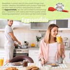 Eggssentials Egg Poacher Pan Nonstick Poached Egg Maker, Stainless Steel Egg Poaching Pan, Poached Eggs Cooker Food Grade Safe PFOA Free with Spatula