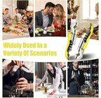 12 Pieces wine key wine opener Professional Waiter Corkscrews Stainless bottle opener Fold Serrated Foil Cutter Key for Family, Company Party,Bars,Restaurants(yellow)