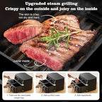 12QT Large Dual Basket Air Fryer with Viewing Window and 50pcs Paper Liners, 10-in-1 Digital Touchscreen Double Zone Air Fryers, SyncCook to Bake,Roast,Reheat,Broil, Nonstick Dishwasher Safe