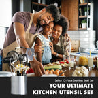 Chef Craft 13 Piece Select Stainless Steel Kitchen Tool Set
