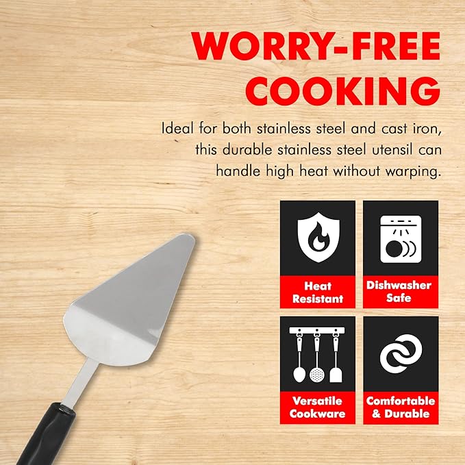 Chef Craft Select Pie/Cake Server, 11.5 inch, Stainless Steel