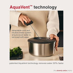 Zyliss Easy Spin Salad Spinner - Fruit & Veggie Dryer - Produce Spinner & Cleaner for Salad Prep - Dishwasher-Safe Kitchen Essential - Non-Slip Bowl with Pull Handle - New Stainless Easy Spin Small