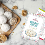 Baketivity Kids Baking Set, Meal Cooking Party Supply Kit for Teens, Real Fun Little Junior Chef Essential Kitchen Lessons, Includes Pre-Measured Ingredients (Baketivity Kit, Snowball)