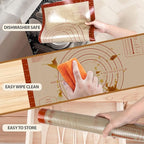 Pastry Mat, 0.7mm Extra Thick 32 x 24 Inches Large Non Stick Silicone Baking Pad, Pie Crust Rolling Supplies for Making Christmas Cookies Bread, Easy to Clean