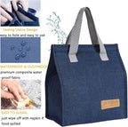 Lunch Bag for Women/Men,Waterproof Reusable Portable Lunch Tote,Lunch Box Bag.Thermal Cooler Bag Ideal for Work/Party/l/Travel/Picnic (Light Blue)