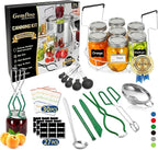 Gemfino Canning Supplies Starter Kit with Canning Rack,Canning Kit for Beginners