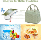 Bluboon Lunch Box for Women Cute Lunch Bag Reusable Insulated Lunch Bags Large Capacity Lunchbox Cooler for Work Picnic or Travel