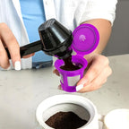 Single Serve Value Pack 1-Stream Reusable Filter Cup/EZ Scoop Perfect Pod Single Serve Pack Reusable Coffee Filter Cup & EZ-Scoop for K-CUP Brewers