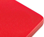 TrueCraftware- 20" X 15" X 1/2” Cutting Board for Kitchen Red Color Plastic- Durable Color Coded Kitchen Cutting Board Chopping Board Non Slip Cutting Mat for Meat Vegetables Dishwasher Safe